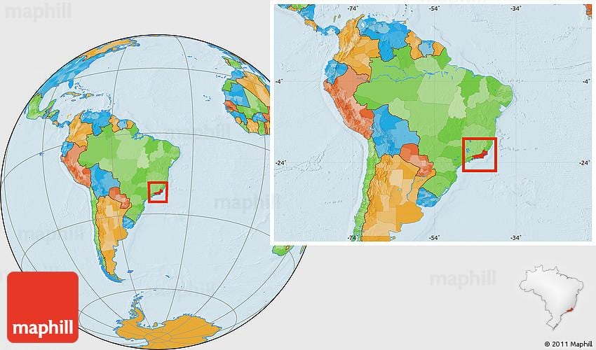 दुनिया के नक्शे दिखा रियो