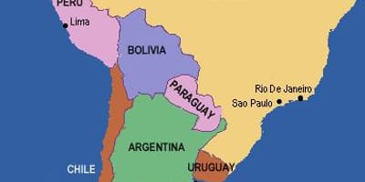 Rio grande नदी नक्शा दक्षिण अमेरिका