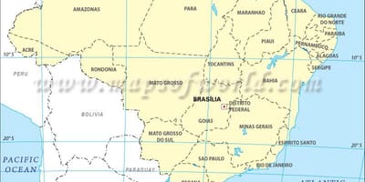 अक्षांश के नक्शे रियो